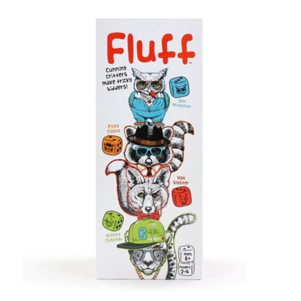 Fluff Liars Dice Board Game Bananagrams Cunning Critters 2-4 Players New Sealed